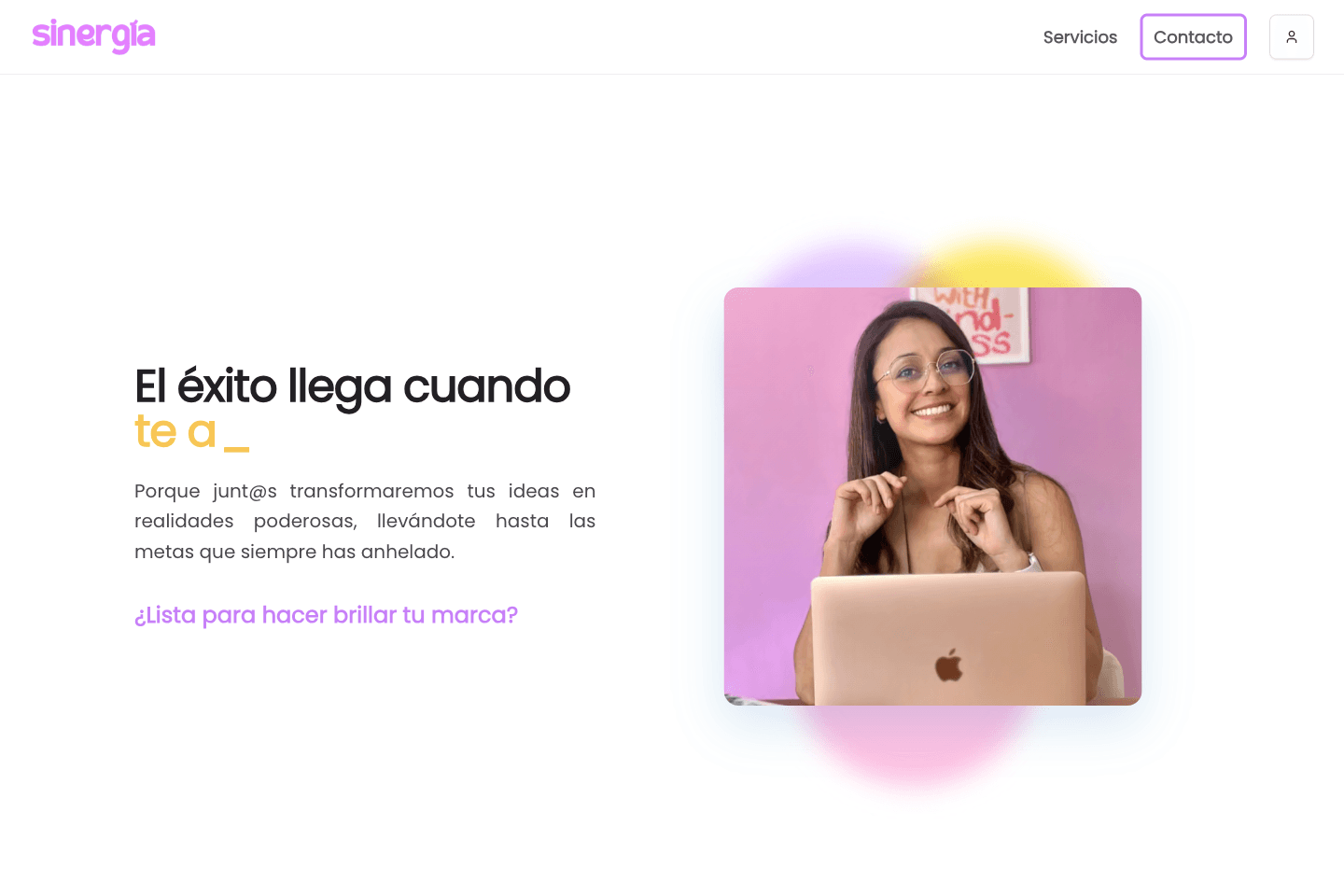 Sinergia Studio website screenshot